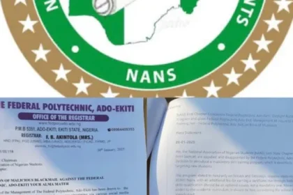 NANS Blasts Fed Poly Ado-Ekiti Over Alleged Threat to Revoke Member’s Certificate