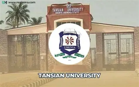 Tansian University Post-UTME/Direct Entry (DE) 2025